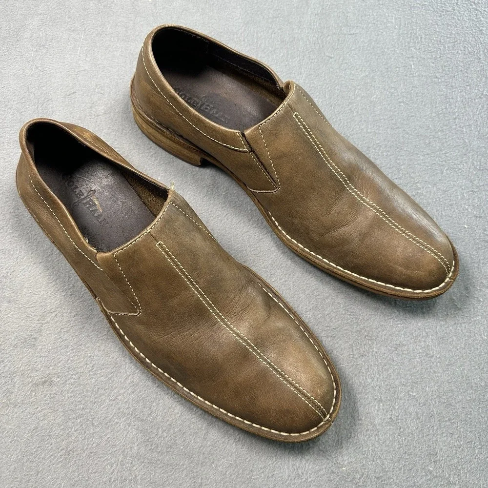 Cole Haan Dryden Men's Brown Leather Slip On Loafers Shoes Size 13M Casual Dress